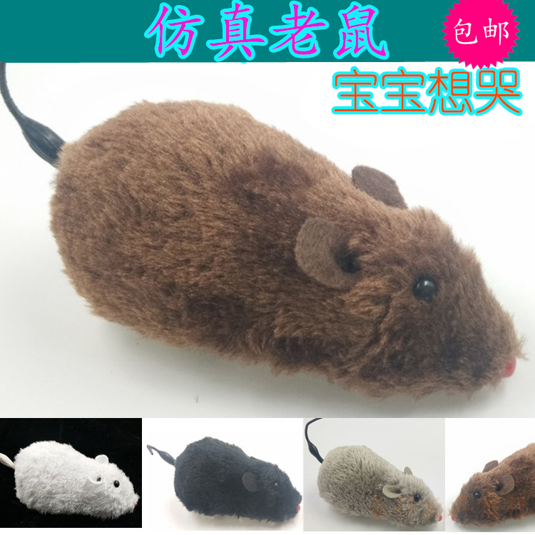 Simulation mouse Children joke animal Realistic fake big mouse scary whole person model funny cat Pet small toy