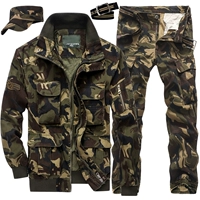 Камуфляжный осенний комплект, шапка