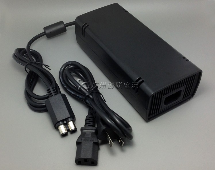 Bộ nguồn mỏng XBOX360 chính hãng của Microsoft Bộ điều hợp nguồn mỏng 220 V Gửi dây nguồn Tháo rời - XBOX kết hợp phụ kiện pubg mobile