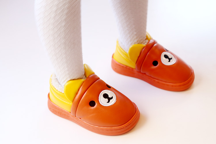 Pantoufles enfants en autre pour hiver - semelle caoutchouc - Ref 1003605 Image 7