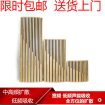 Low frequency trap Tongmu curved audition room Home theater KTV tuning board Acoustic diffusion board absorbs low frequency