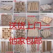 Speaker diffusion plate sound Acoustics Tongmu secondary remainder audition room Full-range algae well recording studio Low-frequency trap