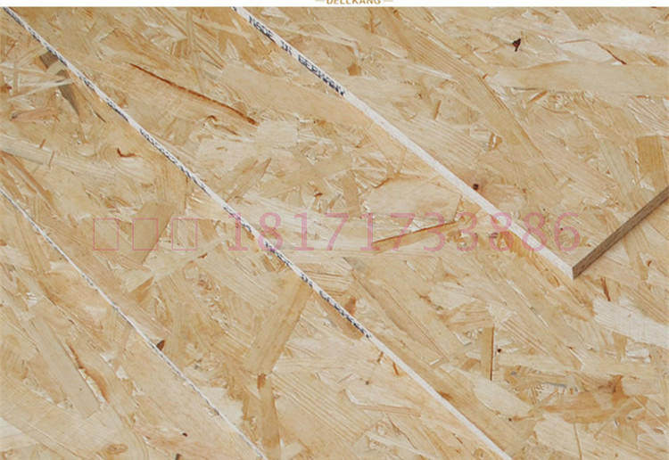 Formaldehyde-free 9mm European pine board osb board directional structure shavings board furniture board decorative board suspended ceiling partition board