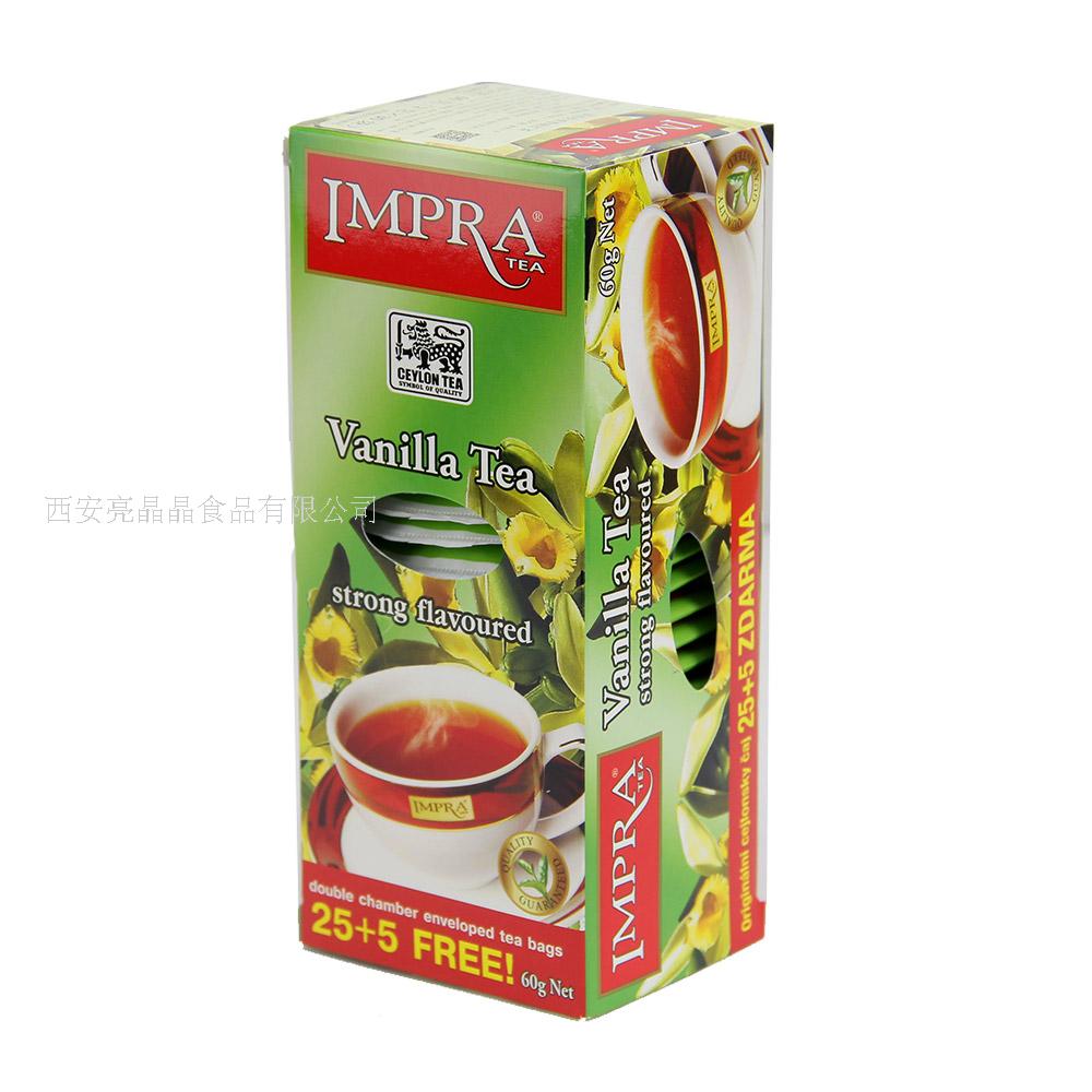 Sri Lanka imported IMPRA Imbren vanilla black tea Fruit tea imported flower 30 bags