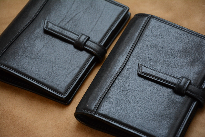 (Special spot) Black brightness soft plant tanning German dry page with handbook A7