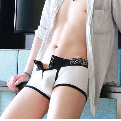 Personality tide men panties sexually exposed jj hair men sexy pants elephant nose scrotum Top pants Model Souths