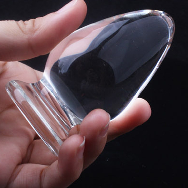 Erotic Supplies Men's Glass Anal Plug Women With Crystal Vestibule Masturbation Anal Gdot Chrysanthemum Adult Sex Health Products