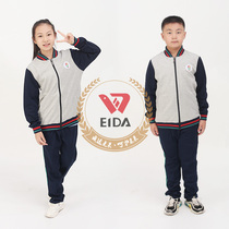 Qingdao Weida Student Dress Weifang High-tech Zone Beihai Wenquan Primary School Autumn School Uniform Class 2018