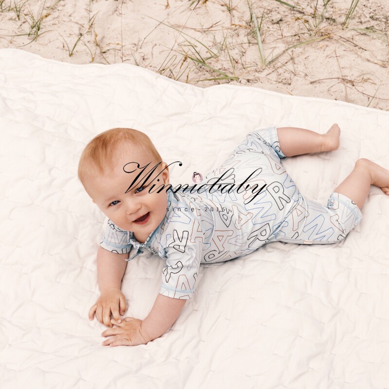 Marmar Genuine Summer Kidsren's Swimming Pool Hot Spring Split Swimsuit/Zippered Short-Sleeved Shorts One-Piece Swimsuit