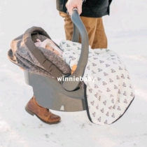 Canada imported Lulujo baby spring and autumn air-conditioned room cover blanket Bamboo cotton cover blanket Newborn baby hug quilt