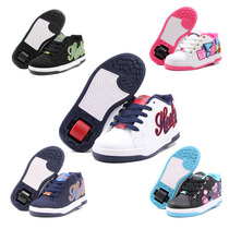 American heelys heelys single wheel skates children students adult dual-use South Korea high leather autumn winter spring