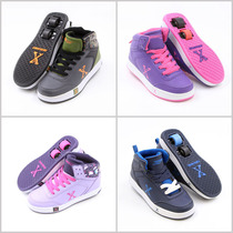 Heelys shoes autumn and winter new adult boys and girls students high-top double-wheeled hot wheels