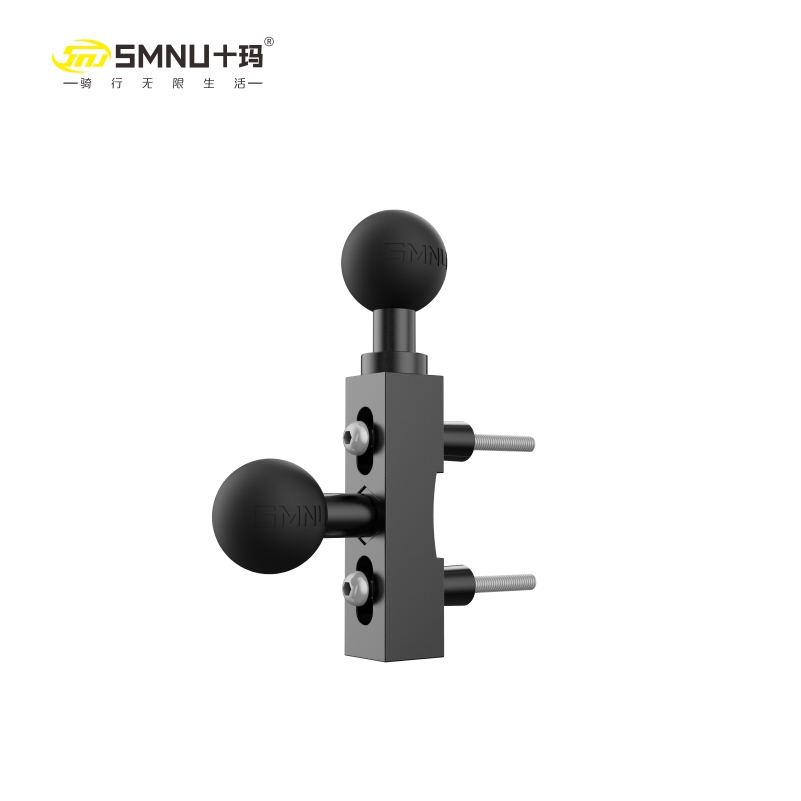 SMNU Shima bracket multifunctional double ball head car handle pump brake pump dual-use bracket seat accessories