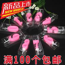 Birthday surprise gift pink digital candle party supplies PVC boxed pink digital candle full