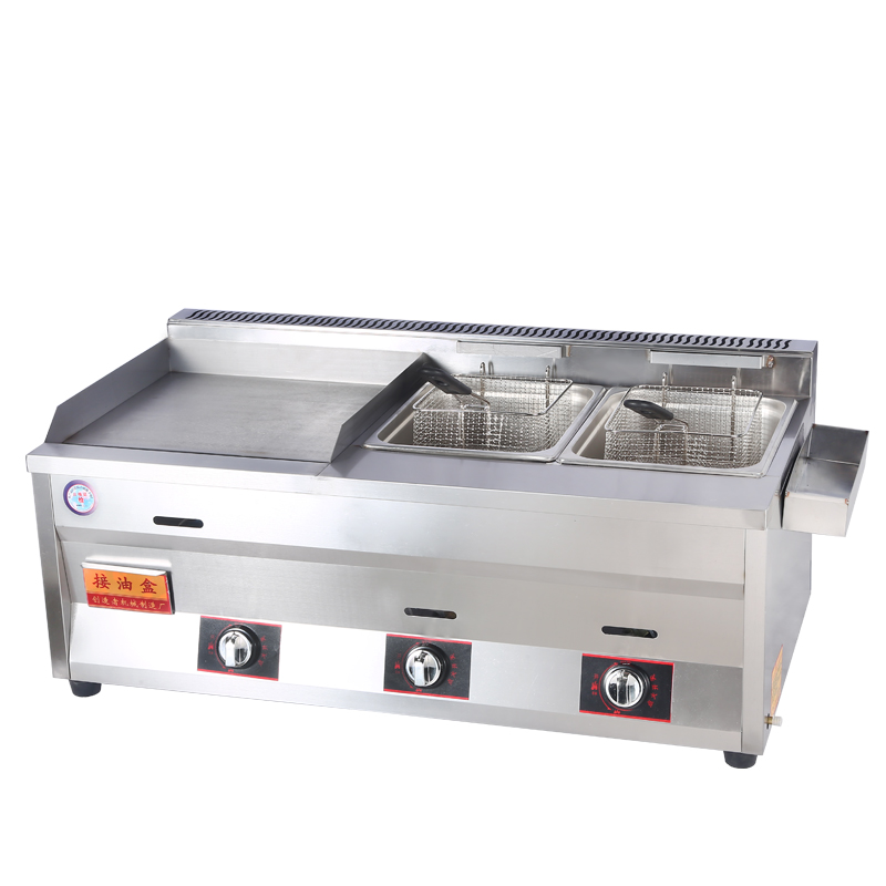 Commercial gas grill Shallot cake machine Gas Fryer All Teppanyaki equipment Grilled squid oden
