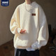 Men's half turtleneck sweater thickened lazy style in winter