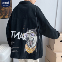 Jacket mens clothing 2022 Chunqiu Seinins original Cebu Wind jacket Han version trendy autumn clothing Loose Big Code Fat Son Clothes