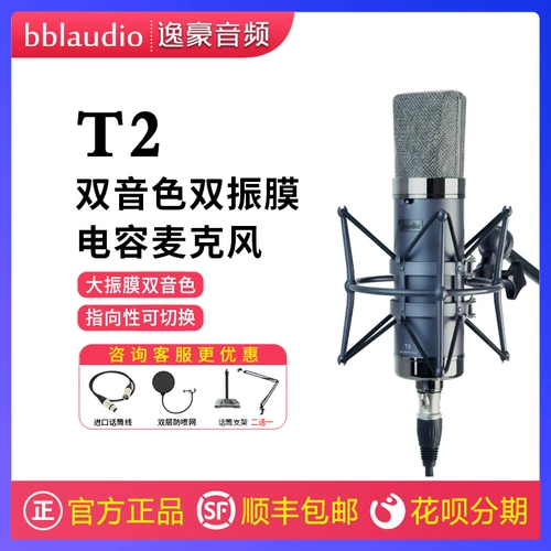 bblaudio T2 Dual -tone Dual -Vocal Film Professional Studio k Song Song Live Froadcom