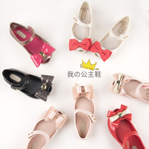 Brazil Sourcing Mini Melissa Spot Classic Silk Butterfly Knot Girl Sandals Sandals Single Shoe Scents Sandals Shoes