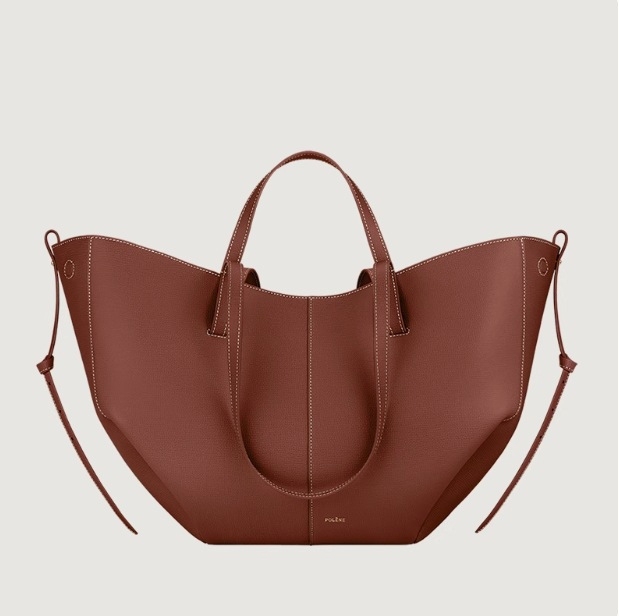 Large Capacity Wing Bag, Vintage Genuine Leather Bag, European and American Bucket Bag, Hand-Held Underarm Bag, Wing Bag, Bolingent Tote Bag