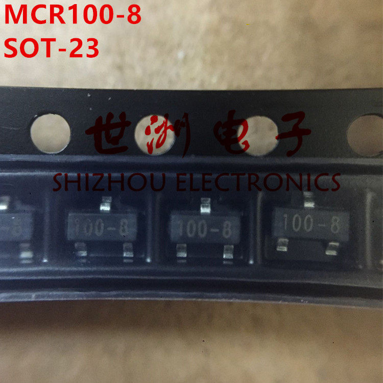 SMD MCR100-8 SCR 100-8 100-6 SOT-23 One-way SCR 1A 600V
