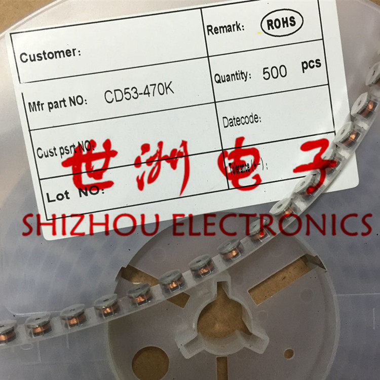 SMD power inductor CD53-47UH 470K without shielded inductor volume 5*5*3
