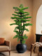 Artificial Greenery Welcoming Pine Tree for Living Room, Light Luxury Green Plant Artificial Ornament, Large Floor-Standing Decorative Ornament, Artificial Tree Potted Plant