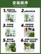 Simulated Green Plant Landscaping Combination for Balcony Indoor Landscape Arrangement, Fake Flowers and Plants under Stairs, Bionic Window Display Store Decoration