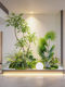 Indoor Landscape Decoration with Realistic Green Plants, High-End and Lifelike, Large Floor-Standing Plant Arrangements for Restaurants and Shopping Malls
