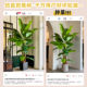 2026 Large-Scale Realistic Large-Leaf Banana Tree Indoor Decoration, Artificial Green Plant Landscaping, High-End Plant Fake Tree Ornament