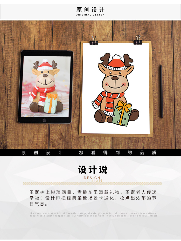 Cây Elk gốc Giáng sinh Santa Snowman Trang trí Giáng sinh Trang trí Giáng sinh Giáng sinh Trang trí Giáng sinh đồ trang trí dcor giá rẻ
