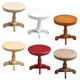 DOLLHOUSE doll house mini furniture coffee table white small round table coffee mahogany walnut color round table