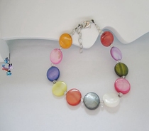 Full 28 yuan natural conch shell small colorful piece bracelet seashell colorful bracelet
