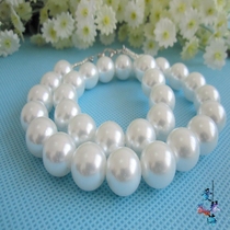 Natural Conch Shell 14m White Pearl Shell Necklace Fashion Necklace Joker