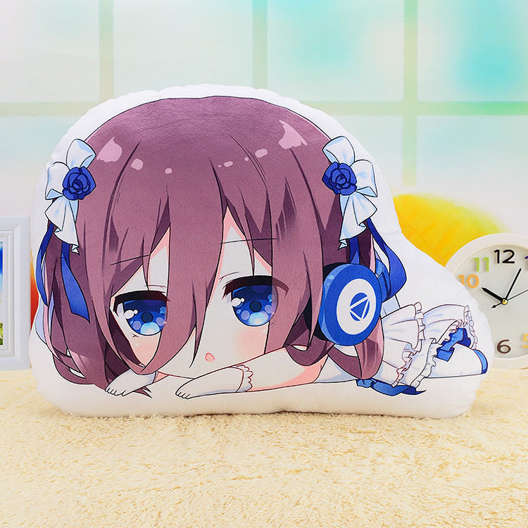 Home Decor Anime The Quintessential Quintuplets Nakano Miku Cosplay Cute Pillow Plush Doll Home Garden Constructoravigil Com
