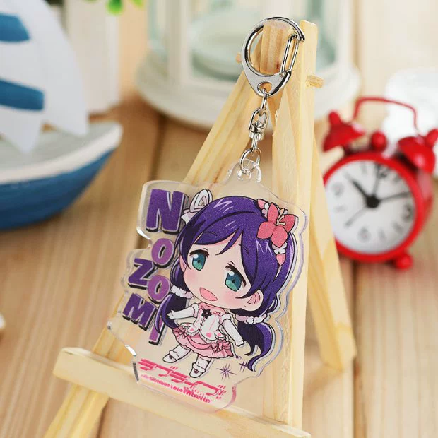 tình yêu trực tiếp! Anime Acrylic Keychain Keychain đáng yêu xung quanh South Bird Nicole - Carton / Hoạt hình liên quan