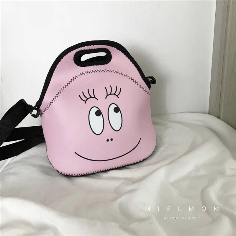 mielmom Korea ins moms handbag mother and baby outside single shoulder sloped satchel fashion big-capacity lunch bag