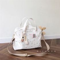  mielmom Korean mommy bag portable large-capacity multi-function mother and baby bag out messenger fashion mother bag