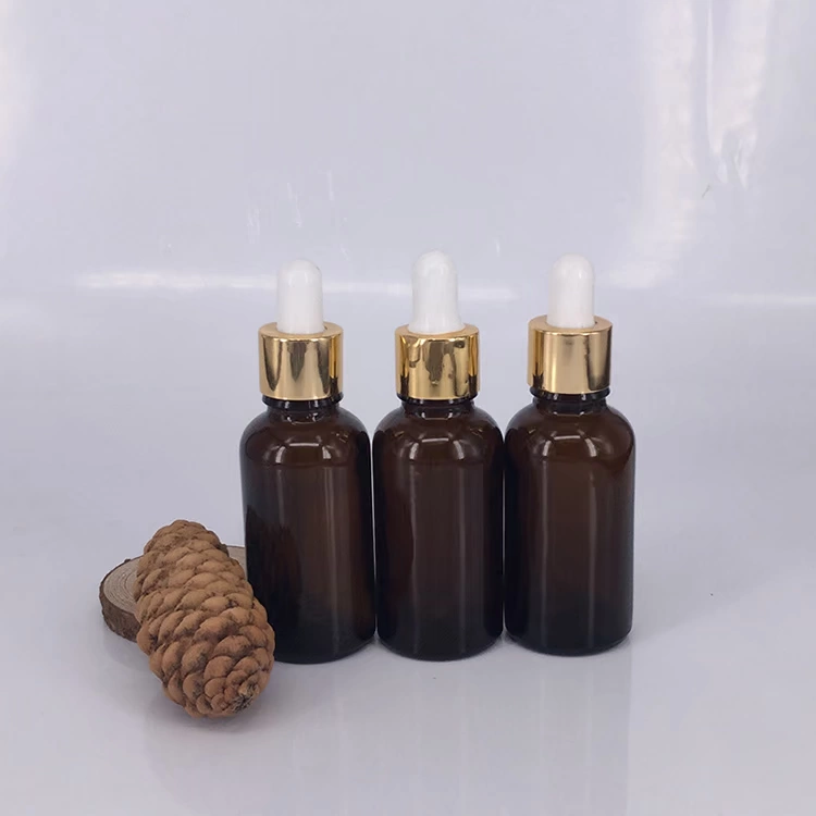 Tinh dầu chai rỗng Chai 30ml thủy tinh màu nâu mẫu nhựa đầu nhỏ giọt tinh chất xách tay Tinh dầu pha chế chai nhỏ - Tinh dầu điều trị dau hung chanh
