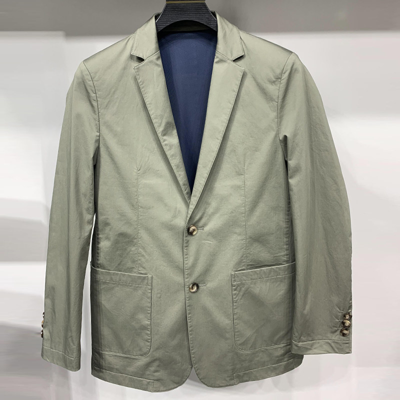ABE Brand Special Cabinet Line Lower Suit Jacket Men 2020 Fall new casual Western suit Body Pure Color Blouse Tide