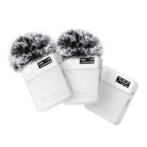 Force card mi2 wireless microphone microphone live noise reduction mobile phone camera short video recording one drag second white