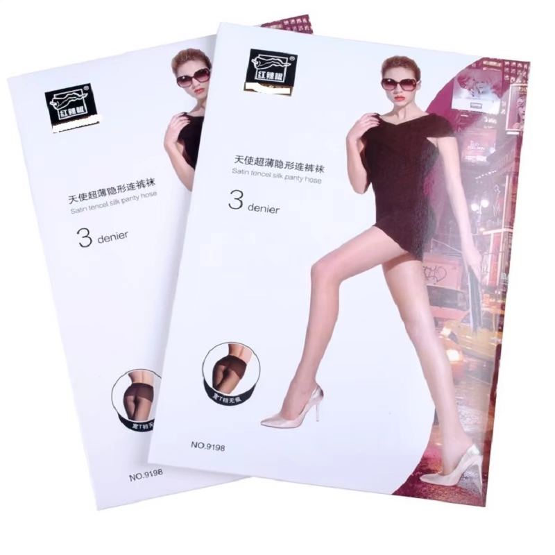 Ớt đỏ hạt tiêu 3d 5d mỏng vớ mùa hè quần rộng t quần pantyhose vớ 9198