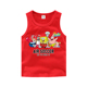 Childrens vest 3 mùa hè mỏng 4 chàng trai và cô gái 5 bé vest bông 6 năm tay SpongeBob Cartoon childrens mặc.