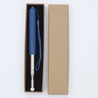 1 -метровая синяя (с меховой головкой) подарочная коробка