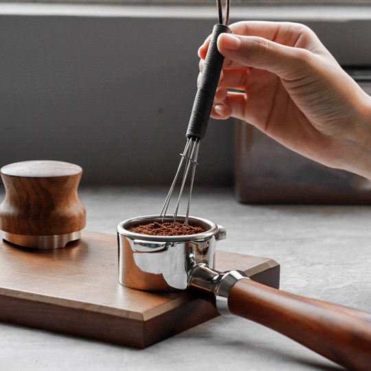 Coffee cloth powder needle cloth powder device coffee powder stirring agglomeration device needle type hangable powder powder device leather