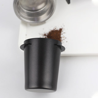 Stainless Steel Powder Receiving Cup Ek43 Coffee Dosing Cup Universal 58 Espresso Machine Handle Powder Collector 51 Coffee Aroma Cup