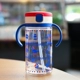 Nhật Bản Liqier sippy cốc bé uống sữa cốc trong suốt trẻ em cốc nước bỏ bình học uống cốc có quy mô - Cup / Table ware / mài / Phụ kiện