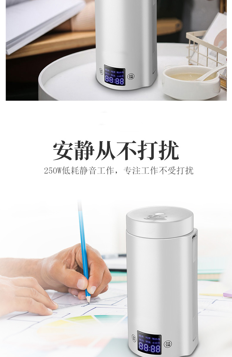 siêu sắc thuốc gali Ấm đun nước di động Công suất nhỏ Ấm gấp nhỏ Ấm siêu tốc Du lịch Ấm đun nước Ký túc xá Điện nhỏ Điện nóng - ấm đun nước điện bình đun nước panasonic