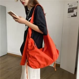 Вместительная и большая сумка для телефона, сумка на одно плечо для отдыха, в корейском стиле, подходит для студента, городской стиль