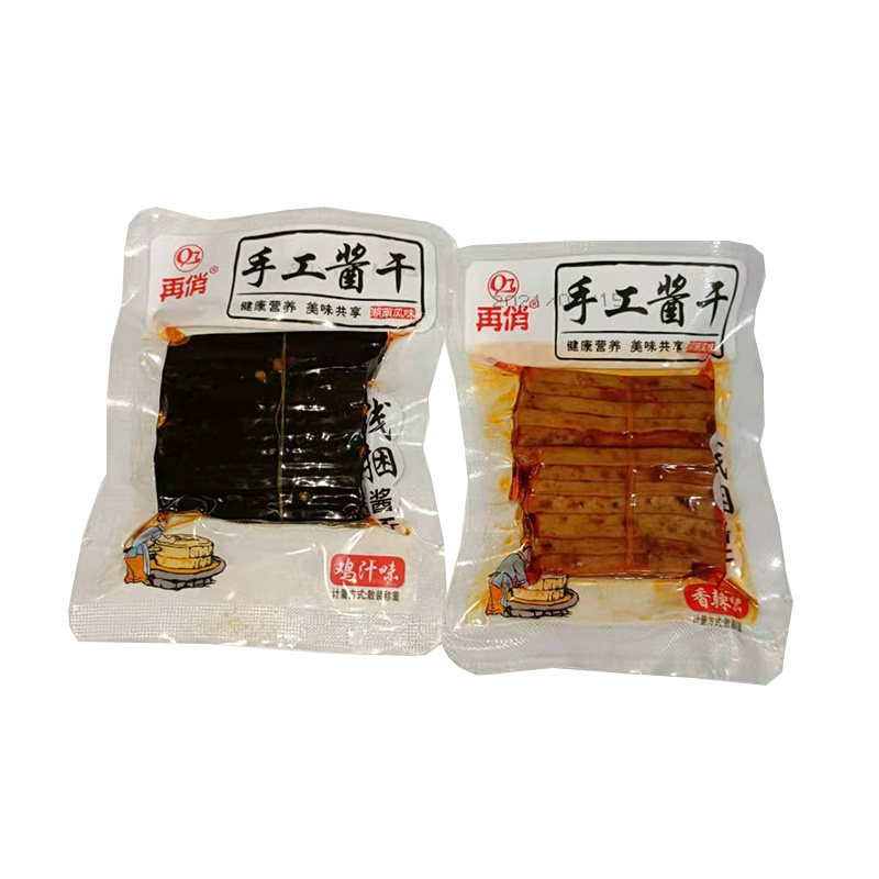 Hunan Pingjiang specialty again pretty handmade dried bean curd in bulk thread tied dried bean curd old-fashioned line bundled fragrant dried bean curd spicy